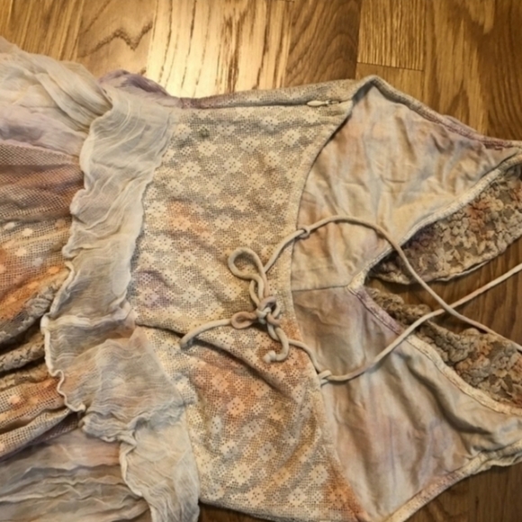 Free People Washed Ashore Maxi Dress Sz S - Picture 7 of 9